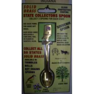  Indiana State Spoon with State Flower 