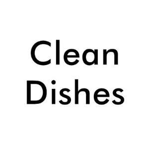 Clean Dishes Magnet 