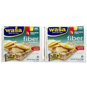 Wasa Crispbread, Fiber, Boxes, 8.1 oz, 2 Grocery & Gourmet Food