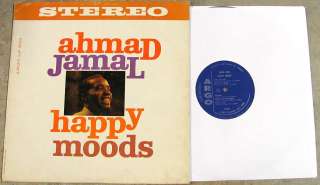 AHMAD JAMAL HAPPY MOODS original 1960 Argo Stereo LP  