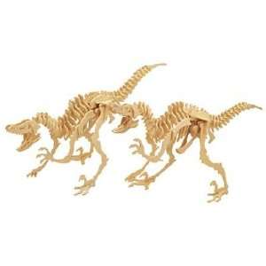  VELOCIRAPTOR WOODCRAFT KIT by Safari, Ltd. Toys & Games