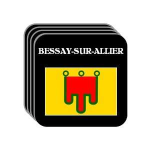  Auvergne   BESSAY SUR ALLIER Set of 4 Mini Mousepad 