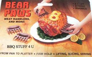 NEW BROWN BEAR PAW CLAWS MEAT HANDLER BBQ SMOKER PIT GRILL OVEN CHEFF 