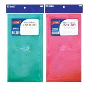  BAZIC Coupon / Check Size Poly String Envelope Case Pack 
