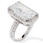  Jean Dousset 3.47ct Absolute Classics Round & Pear 3 Stone Ring SZ 