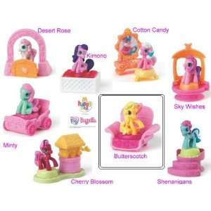   Pony McD Happy Meal #4 Butterscotch with Patio Chair Toys & Games