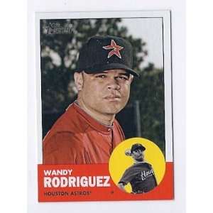  2012 Topps Heritage #99 Wandy Rodriguez Houston Astros 