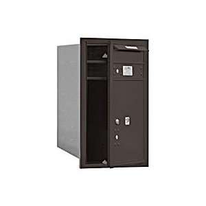  Alone Parcel Locker   1 PL5 with Outgoing Mail Compartment   Bronze