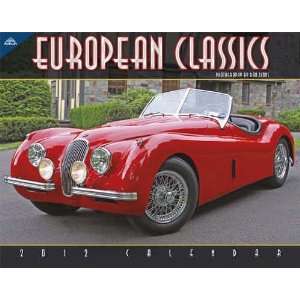  European Classic Cars 2012 Deluxe Wall Calendar Office 