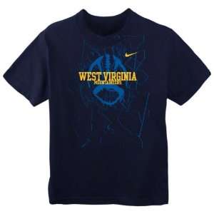 West Virginia Mountaineers Navy Nike Youth 2011 Official 