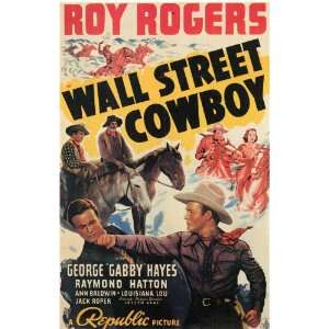  Wall Street Cowboy Movie Poster (11 x 17 Inches   28cm x 