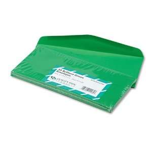  Quality Park  Colored Envelope, Traditional, #10, Green 