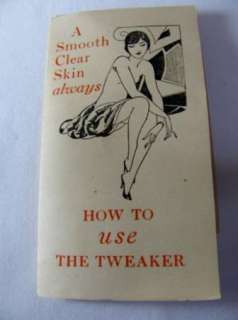 Rare 1920s TWEAKER Advertisement for Lady Hair Removal  