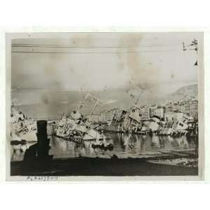  French Minesweeper CHAMOIS,torpedo boats,Toulon harbor 