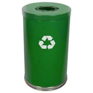  36 Gallon Metal Recycling Trash Container with 3 Color 