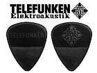 TELEFUNKEN Graphite Guitar Pick   1mm   Bag of 6 Picks