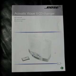 Bose Acoustic Wave Radio II Multi Disc 5 CD Changer  
