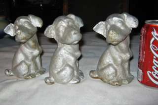ANTIQUE HUBLEY SOLID CAST IRON PUPPY DOG TAYLOR STATUE COOK ART 