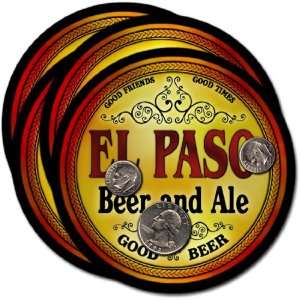  El Paso, TX Beer & Ale Coasters   4pk 
