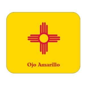  US State Flag   Ojo Amarillo, New Mexico (NM) Mouse Pad 