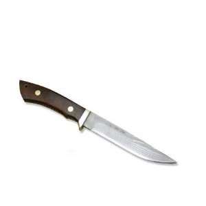  Kanetsune Wabi Plain Edge 5.51 Inch Damascus White Steel 