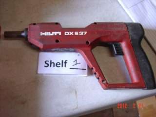 HILTI DXE37 Powder Actuated Concrete Nailer Nail Gun  