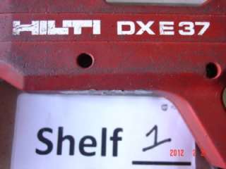 HILTI DXE37 Powder Actuated Concrete Nailer Nail Gun  