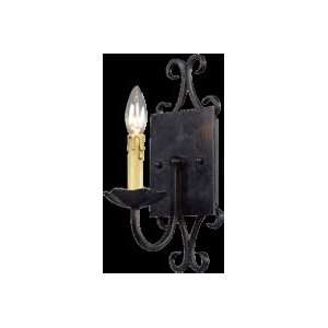  By ZLite Spanish Forge Collection Black/Antique Gold 