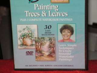 Susan Scheewe New DVD 3 hour Painting trees & leaves  