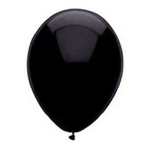   Solid Black Velvet 11 Inch Latex Balloons (10 Pack) 