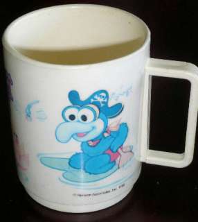 1986 JIM HENSON MUPPETS BABIES PUPPETS child BABY CUP  