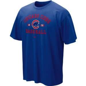   Nike Chicago Cubs Royal Blue Safety Squeeze T shirt