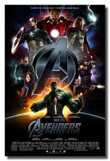 The Avengers New Rare Original Marvel Movie Sign Ads 18x24 Poster 