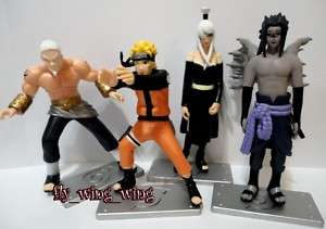 Naruto Shippuden Devil Sasuke PVC toy figures set 4 pcs  