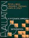 Evaluation A Systematic Approach, (0761908935), Peter Henry Rossi 