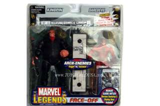 Marvel Legends FACE OFF~ Kingpin vs. Daredevil Toy Biz  