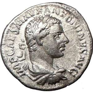 ELAGABALUS 218AD Rare Ancient Silver Authentic Roman Coin FIDES TRUST 