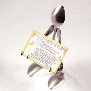  Forked Up Art   Recipe Card Stand  Spoon   Unique Gift 