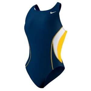  Nike   Team Color Block Power Back   Competitive Swimsuit 