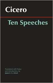 Ten Speeches, (087220989X), Marcus Tullius Cicero, Textbooks   Barnes 