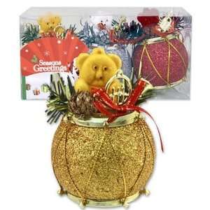  Drum Ornament With Angel 3 Pieces Assorted Case Pack 48 