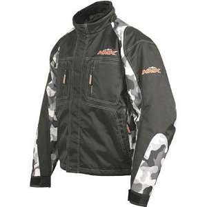 HMK Action Jacket , Color Black/Camo, Size Md, Size Modifier 38 