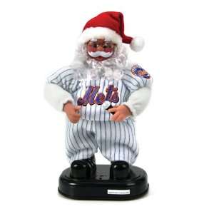   Mets MLB Animated Rock & Roll Dancing Santa (12) 