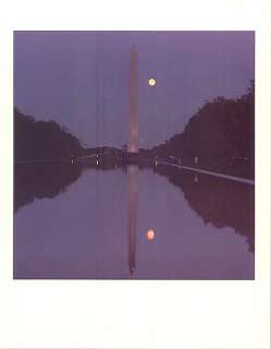 Washington Monument and Lincoln Memorial Reflecting Pool by Thomas 