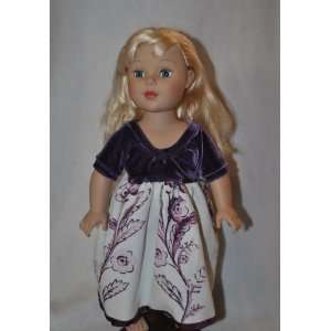  Fits American Girl Doll Purple Flower Dress Everything 
