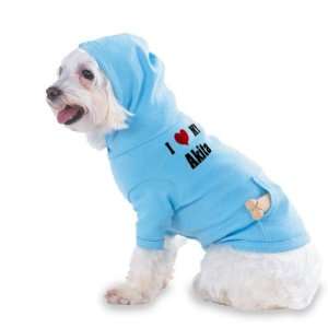  Akita Hooded (Hoody) T Shirt with pocket for your Dog or Cat Size 