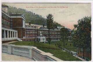 Homestead Hotel Hot Springs Virginia 1910c postcard  