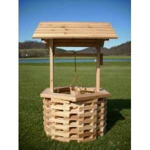  Amish Made Western Cedar Wishing Well   Extra Large   XL 