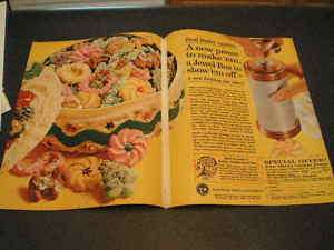 1962 American Dairy Ad Mirror Cookie Press Offer  