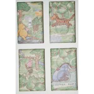  Classic Pooh Light Switch Plate and Outlet Cover Set 